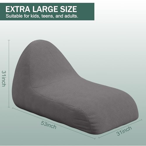 COMAX Unicorn Bean Bag Chair for Kids with Filler, Pink H562644