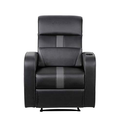 X Rocker Gamma Recliner Gaming Chair with Bluetooth Audio and Footrest, Black L57269