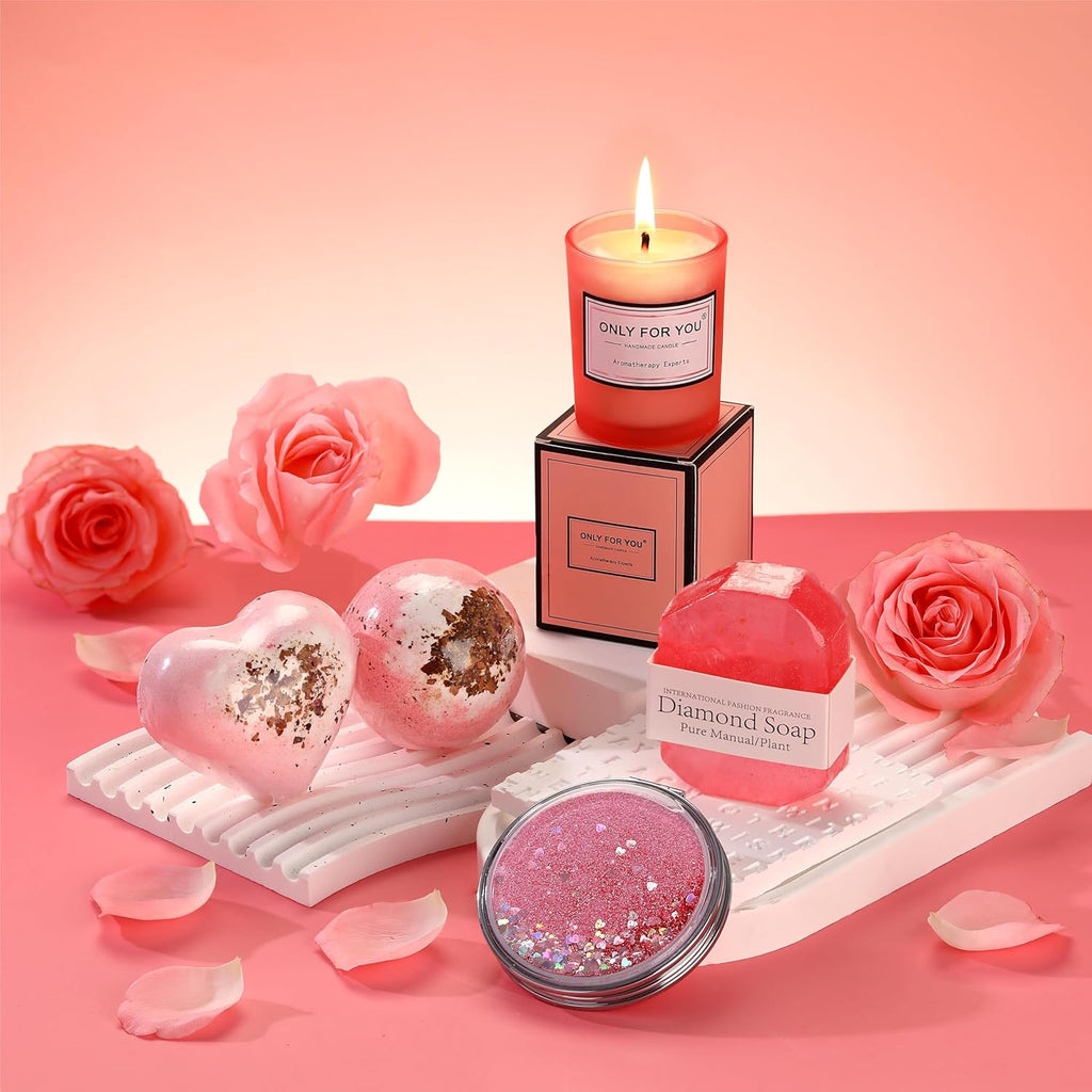 Rose Bath Relaxing Gift Set for Women Birthday U257257