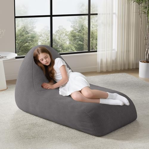 COMAX Unicorn Bean Bag Chair for Kids with Filler, Pink H562644
