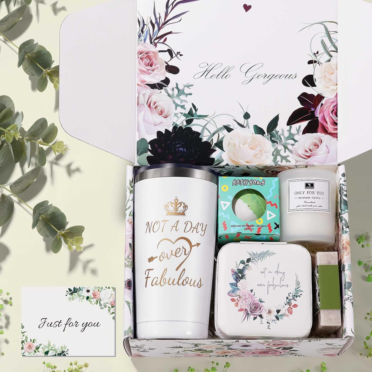 Personalized Spa Gift Basket for Women Mom Wife T9952
