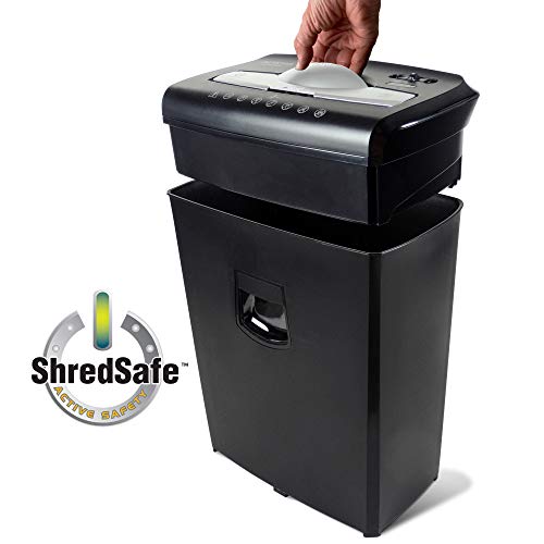 Aurora AU1085MA Micro-Cut Paper and Credit Card Shredder with 4-Gallon Pullout Wastebasket L75150