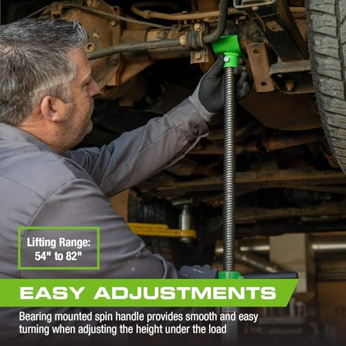 Arcan 1,500 lb Underhoist Support Stand, Adjustable Height, Steel Base T6683