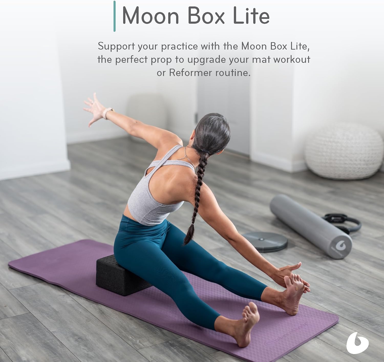 Balanced Body Pilates Moon Box Lite, Lightweight Workout Box for Floor Exercise R116