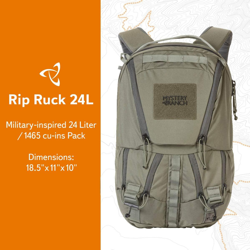 Mystery Ranch Rip Ruck 24 Backpack - Tactical Pack, 24L, Foliage S294