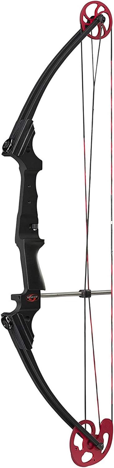 Genesis Archery Compound Bow, Left-Handed, Black (2 Pack) E484607