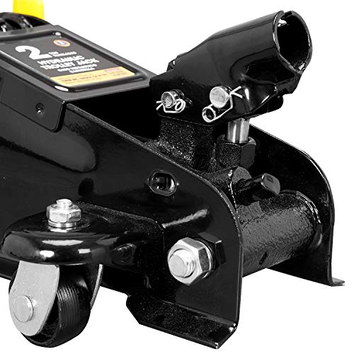 BIG RED Torin Hydraulic Trolley Floor Jack with Storage Case, 1.5 Ton Capacity, Black J906585