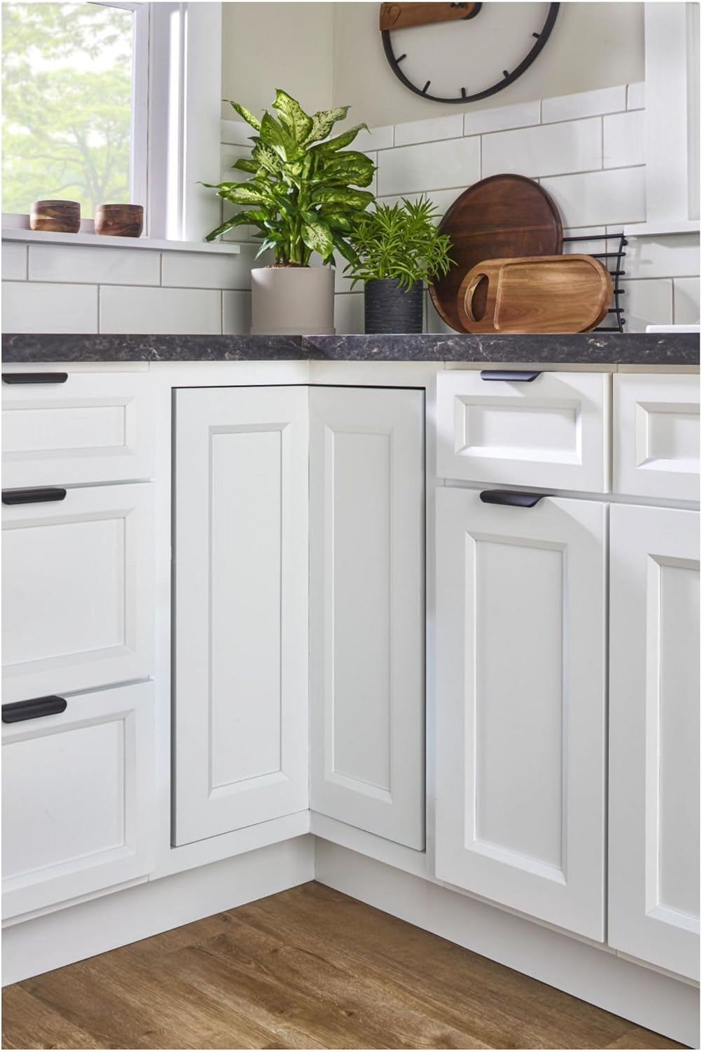 Rev-a-Shelf Pie-Cut Single Replacement Lazy Susan Shelf 24" White A402757
