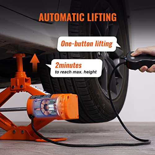 VEVOR Electric Car Jack 3 Ton 12V Scissor Jack with Remote Control P4998