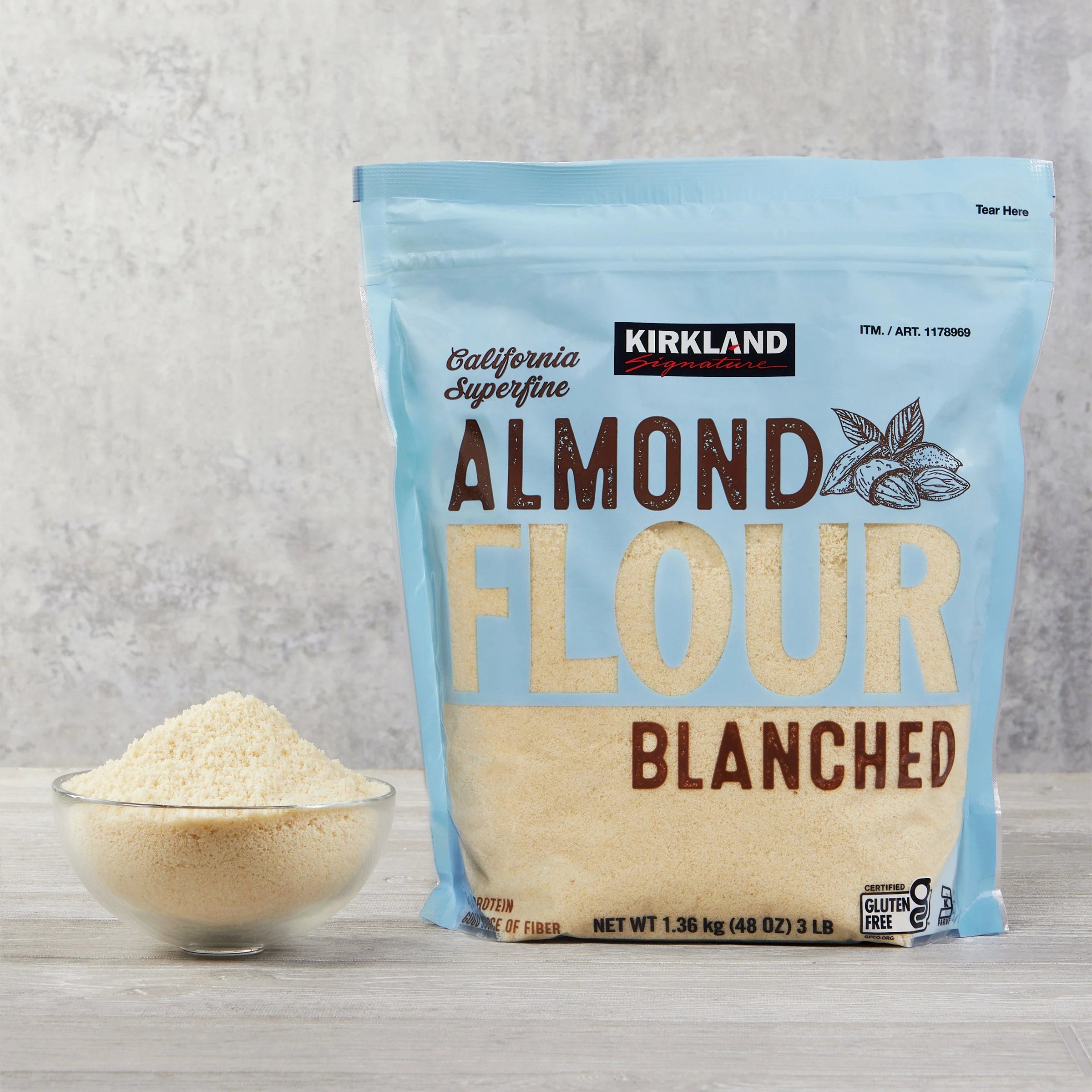 K.S Signature Superfine Kosher Blanched Almond Flour, 3 Lbs G705603