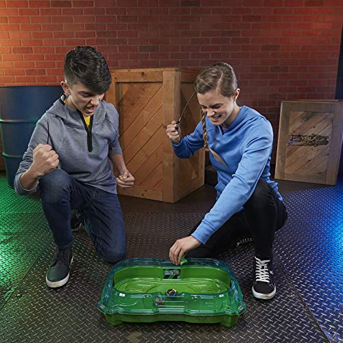 BEYBLADE Burst Turbo Slingshock Cross Collision Battle Set with Beystadium, Tops & Launchers D130102