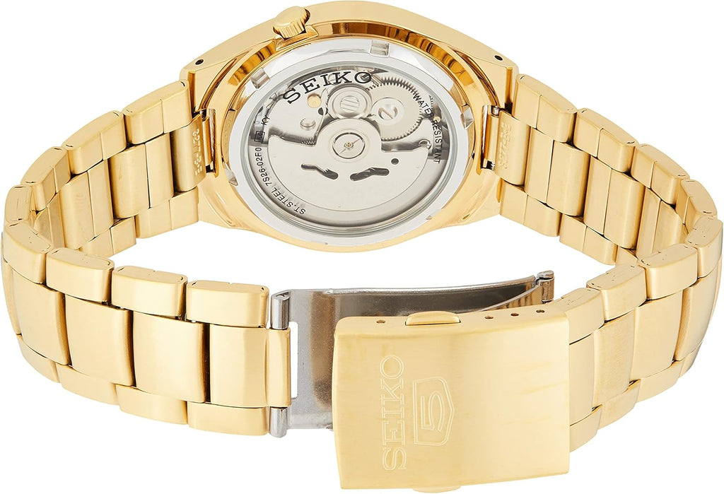Seiko Men's SNK610 5 Automatic Gold-Tone Stainless Steel Watch V756