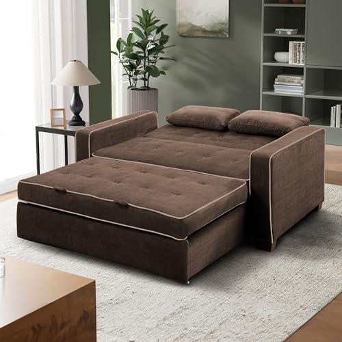 Serta Ainsley Convertible Sleeper Sofa Queen Size Navy Velvet V951