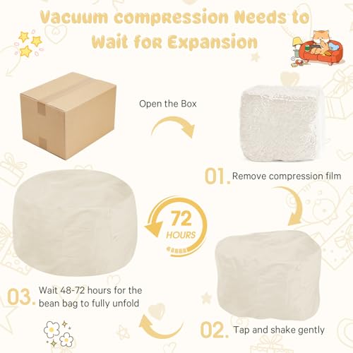 Giant Bean Bag Chair for Adults Convertible Bed with Microfiber Cover Charcoal G62613