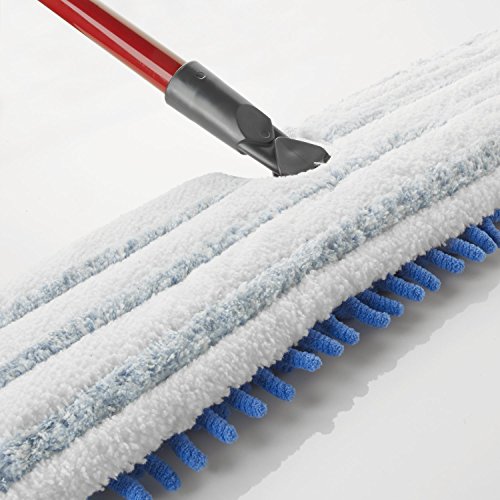 O-Cedar Hardwood Floor 'N More Microfiber Flip Mop, Blue L402918