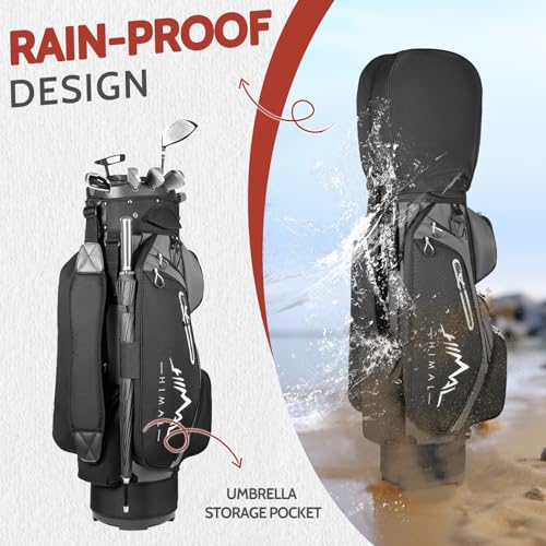 14-Way Golf Cart Bag Pro with Full Length Divider Top and Rain Cover S779890