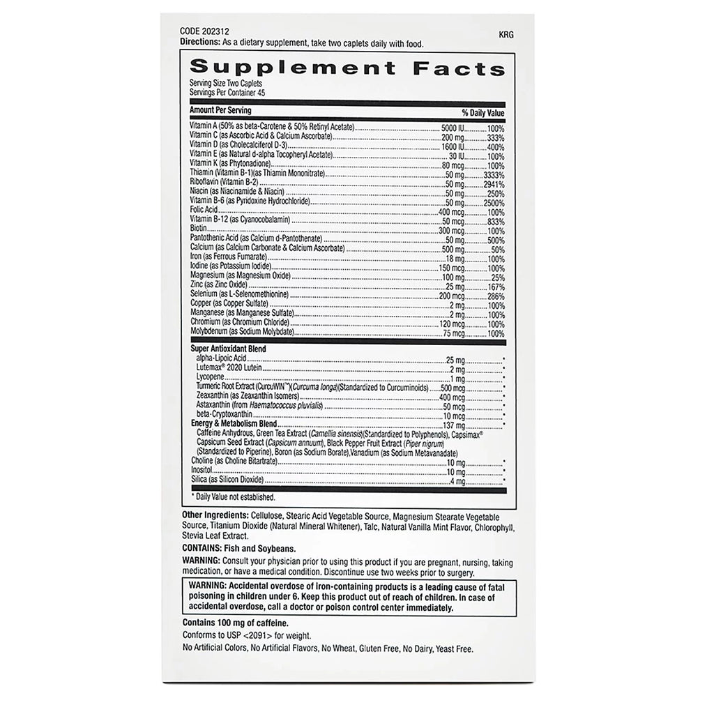 GNC Women's Ultra Mega Energy & Metabolism Multivitamin 180 ct. K421449