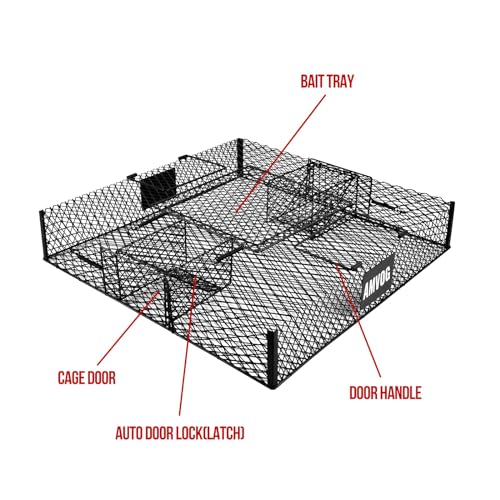 Squirrel Trap (No Bottom Tray) Metal Construction, 2 Traps Q80526
