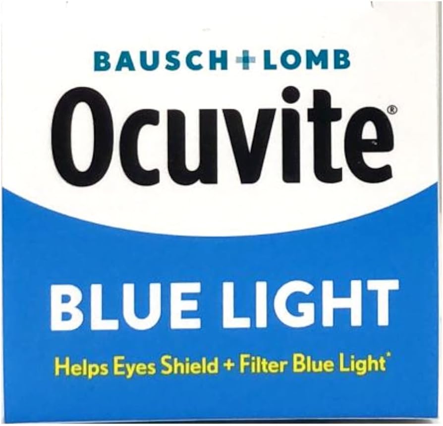 Bausch + Lomb Ocuvite Blue Light Lutein & Zeaxanthin Supplement, 30 Softgels, Pack of 2 I881961