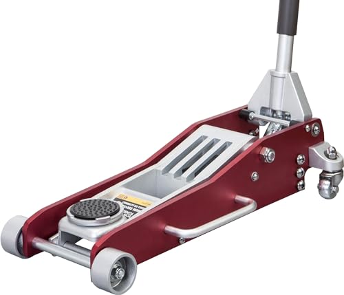 BIG RED T815016L Torin Hydraulic Low Profile Racing Floor Jack, 1.5 Ton Capacity, Blue M736