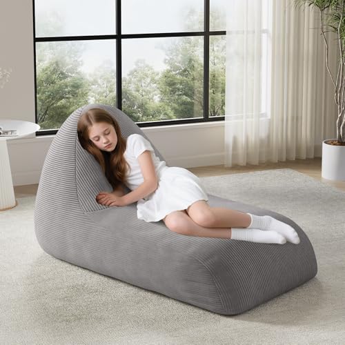 COMAX Unicorn Bean Bag Chair for Kids with Filler, Pink H562644