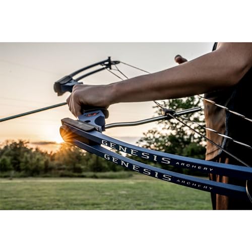 Genesis Original Lightweight Left Handed Compound Bow, Yellow Z243759