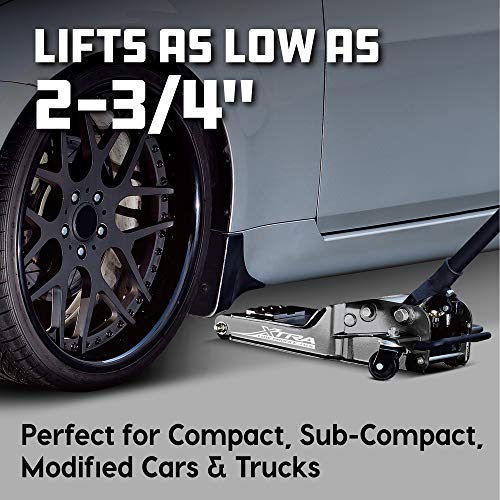 Powerbuilt 3 Ton All-in-One Bottle Jack and Jack Stands, 6000 lb Car Lift J927