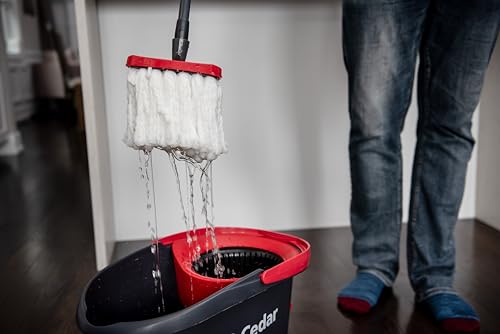 O-Cedar EasyWring Microfiber Spin Mop Bucket System J4807