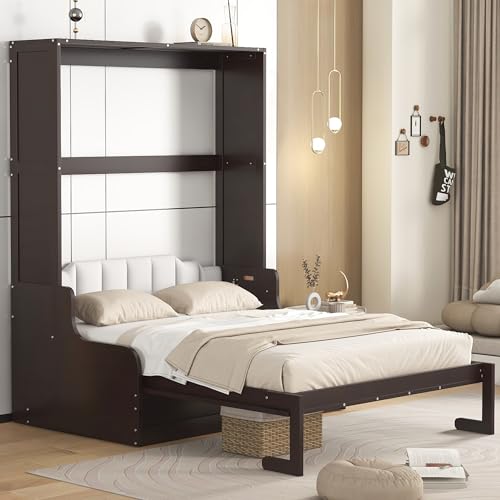 Ball & Cast Murphy Bed Queen Size with Cushion, White B692