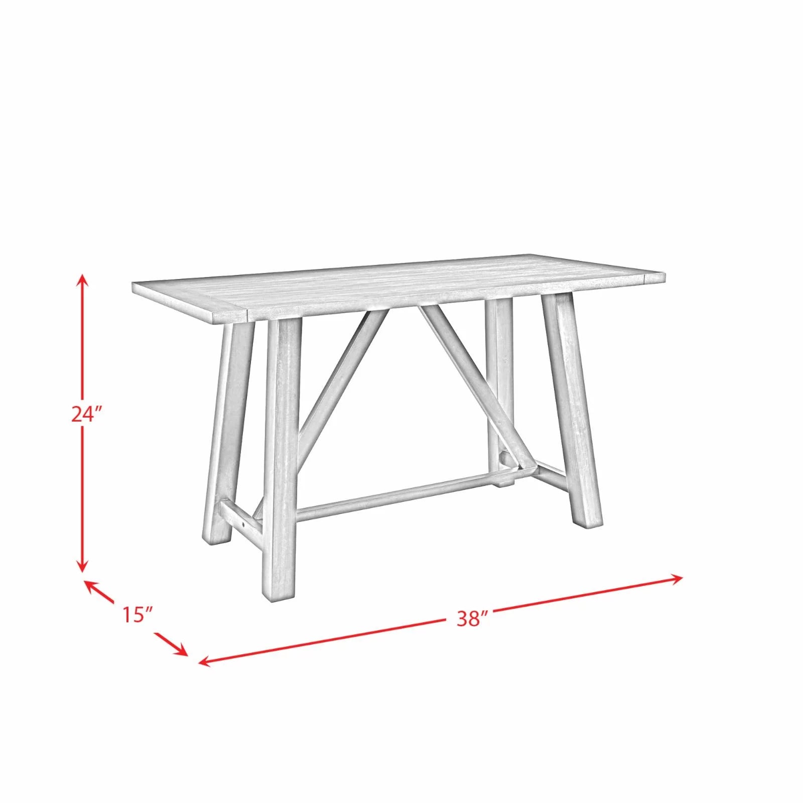 Regan 6PC Counter Height Dining Set in Cherry with 4 Side Chairs and Bench V30653