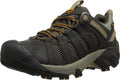 KEEN Men's Voyageur Low Height Breathable Hiking Shoes, Black Olive/Inca Gold, 10.5