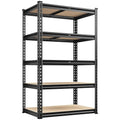REIBII Storage Shelves 6 Tier Garage Shelving Heavy Duty Metal Shelving Loads 2250LBS Adjustable Metal Shelves for Warehouse Pantry Kitchen Closet 16" W x 16" D x 72" H