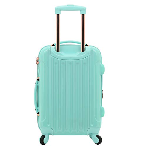 kensie Women's Alma Hardside Spinner Luggage, Midnight Blue, Carry-On 20-Inch K96456