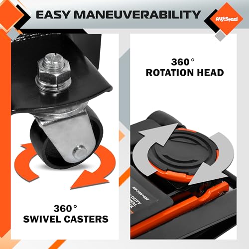 Low Profile Floor Jack 3 Ton Heavy Duty Hydraulic with Dual Pistons U580433