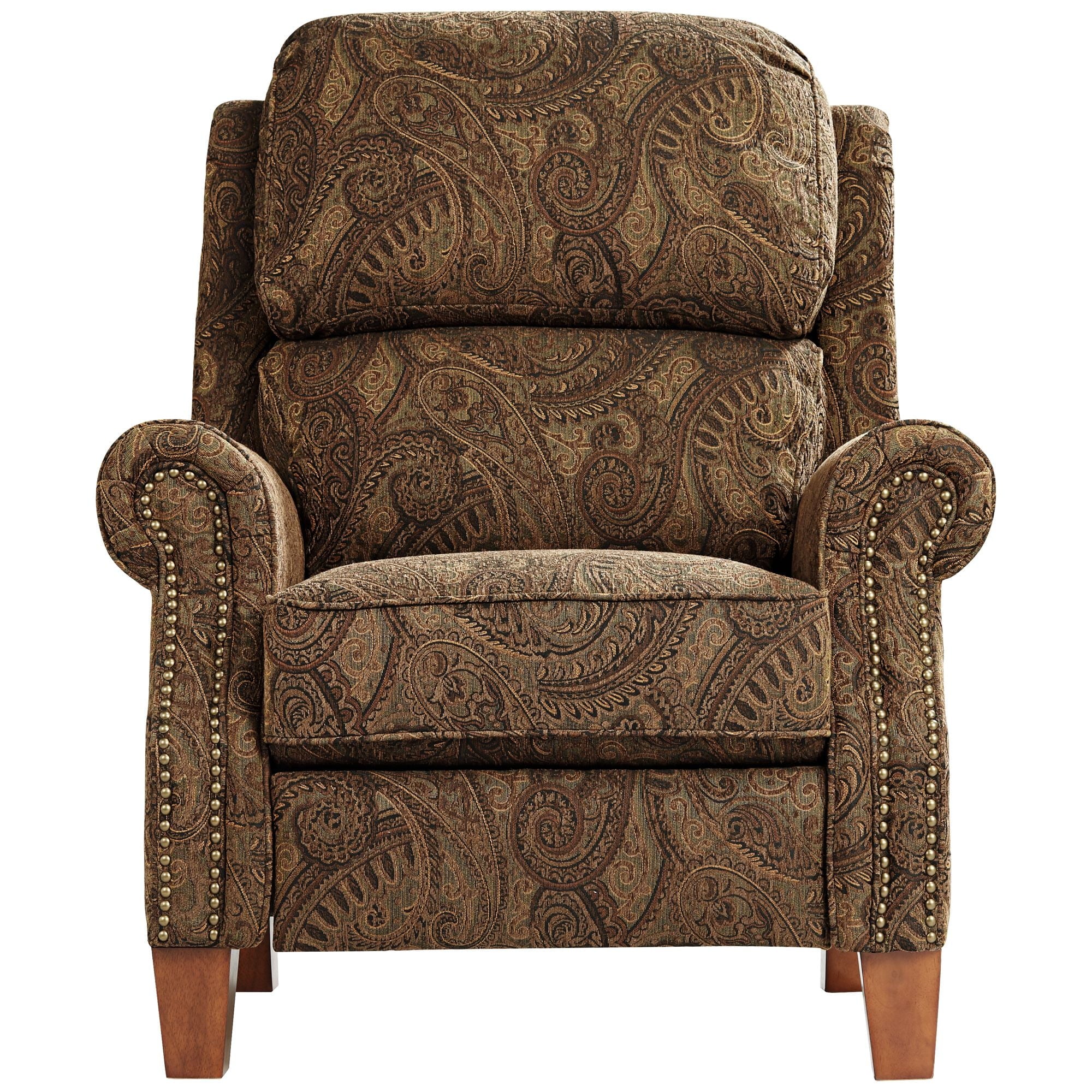 Kensington Hill Beaumont Warm Brown Paisley Fabric Recliner Chair K88903