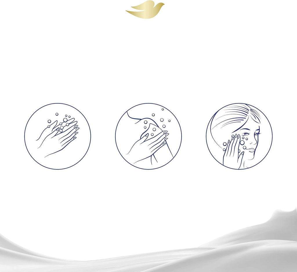 Dove Beauty Bar Gentle Exfoliating Mild Cleanser 3.75 oz Pack of 14 G66674
