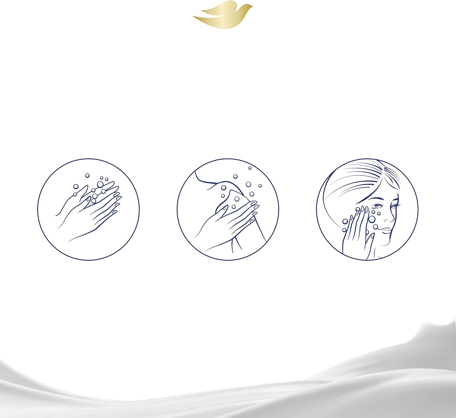 Dove Beauty Bar Gentle Exfoliating Mild Cleanser 3.75 oz Pack of 14 G66674