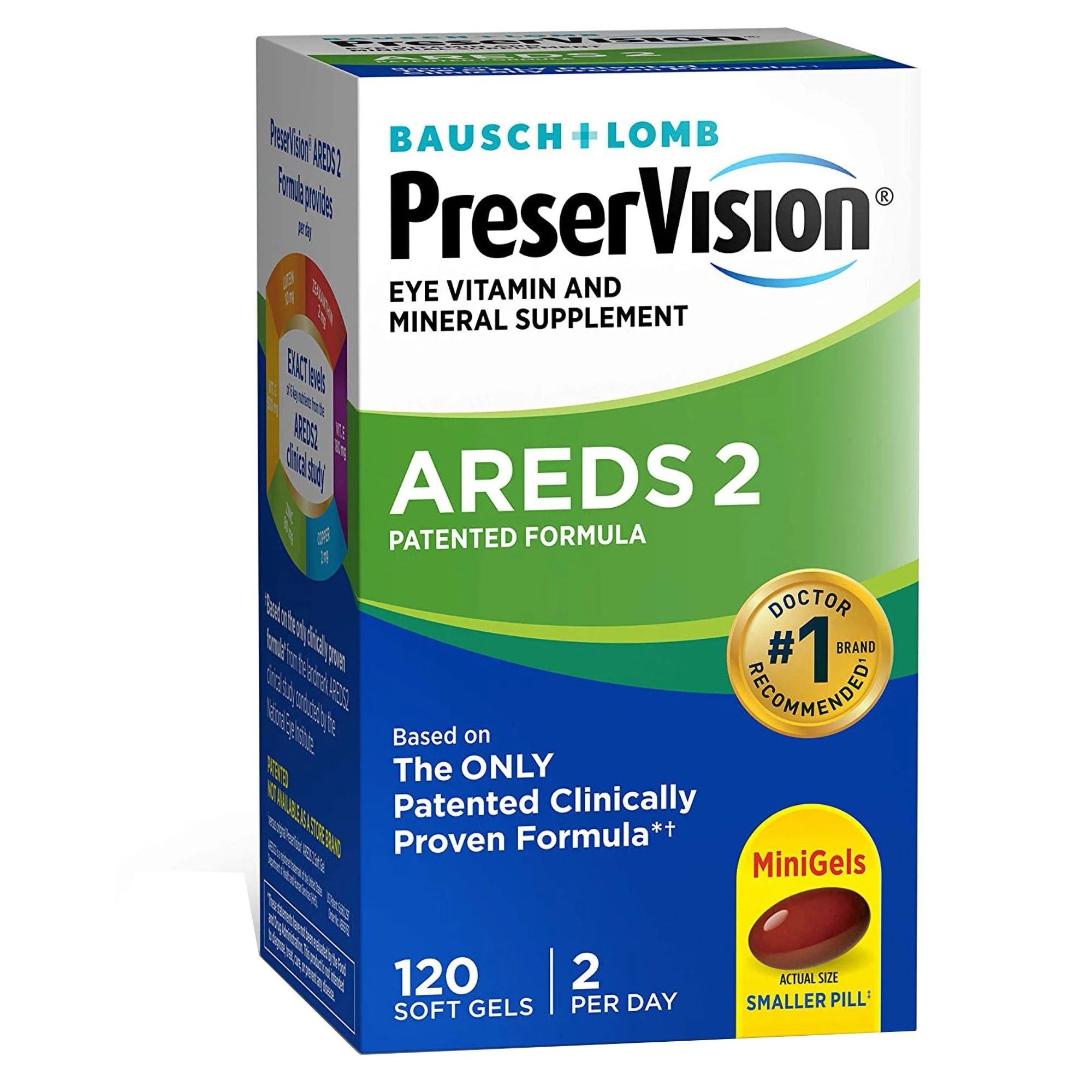 PreserVision Areds 2 Ascorbic Acid Vitamin E Eye Supplement C447