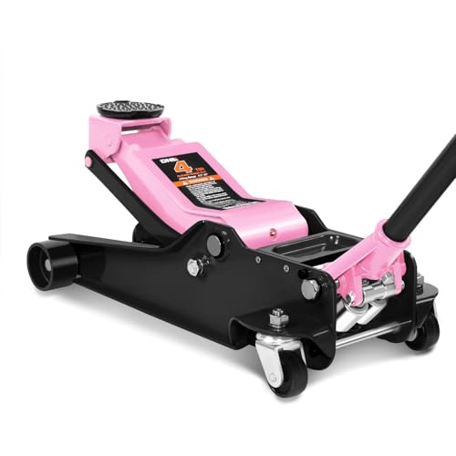 DNA MOTORING Floor Jack 3 Ton Low Profile Heavy Duty Hydraulic Car Jack, Black T11604