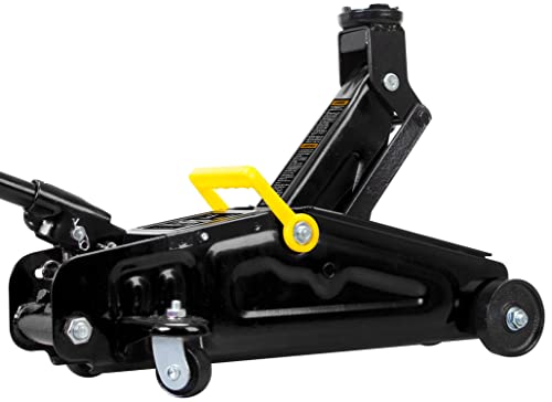 BIG RED Torin Hydraulic Trolley Floor Jack with Storage Case, 1.5 Ton Capacity, Black J906585