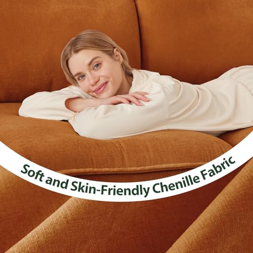 Cloud Couch Sectional L Shaped Modular Sofa Chenille Ivory Beige U4155