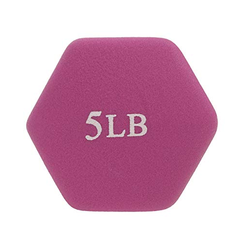 Sunny Health & Fitness Neoprene Coated Hex Dumbbell, Sold in Pairs F81825