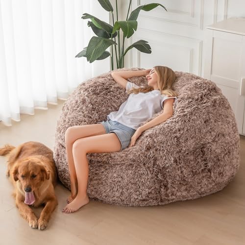 MAXYOYO Giant Bean Bag Chair Bed for Adults, Convertible Floor Sofa G466