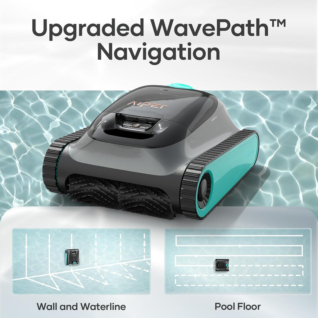 Aiper Scuba S1 Robotic Pool Cleaner with Surfer S1 Skimmer G96598
