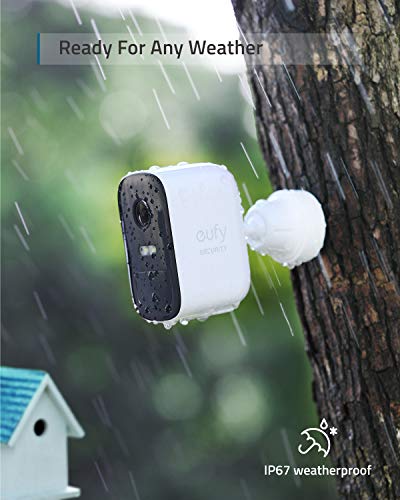 eufy Security eufyCam 2C 4-Cam Kit Wireless Home Security System, 180-Day Battery, HomeKit Compatible Z163334