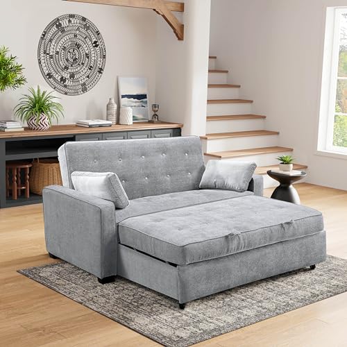 Serta Ainsley Convertible Sleeper Sofa Queen Size Navy Velvet V951
