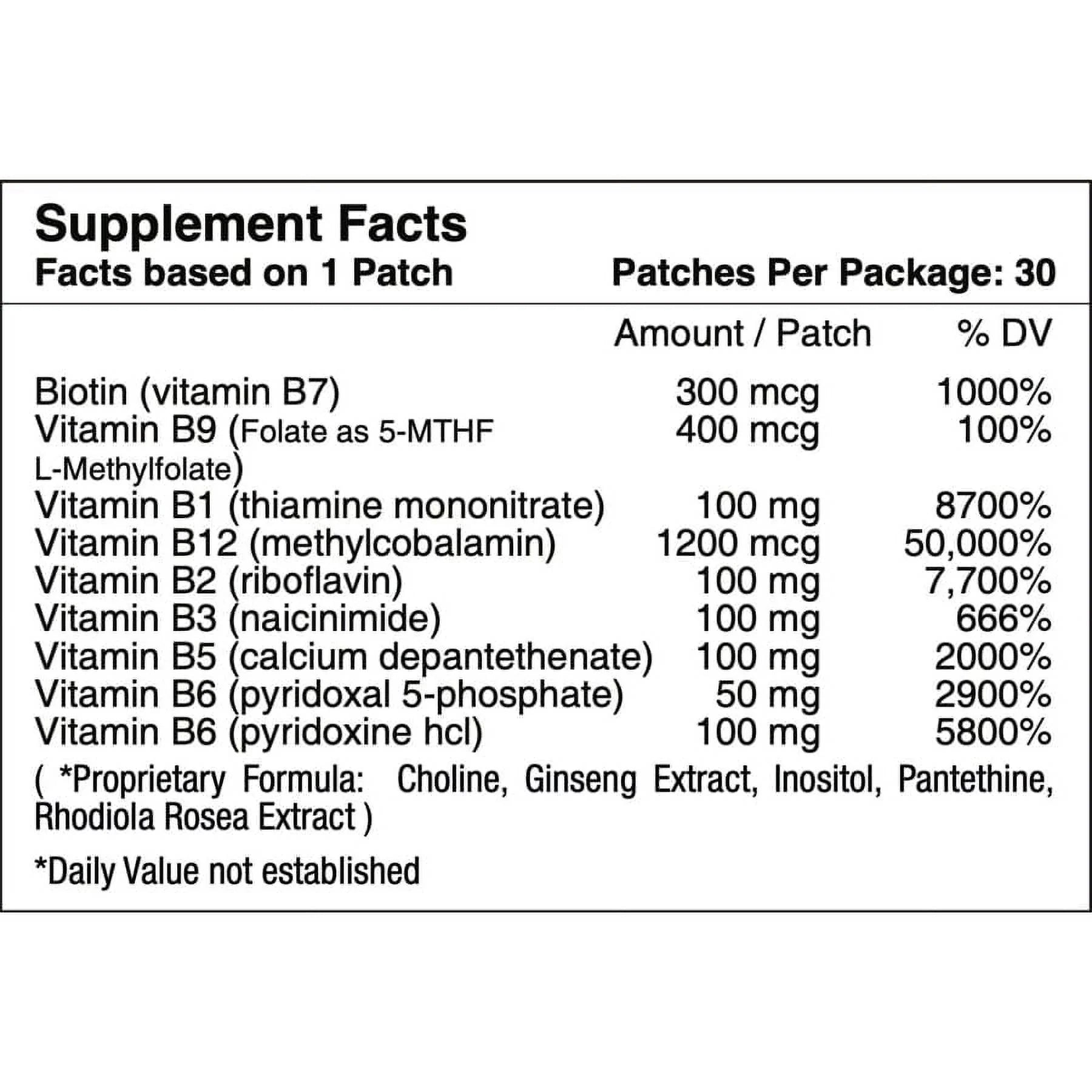 B12 Energy Plus Vitamin Patch by PatchAid F752694