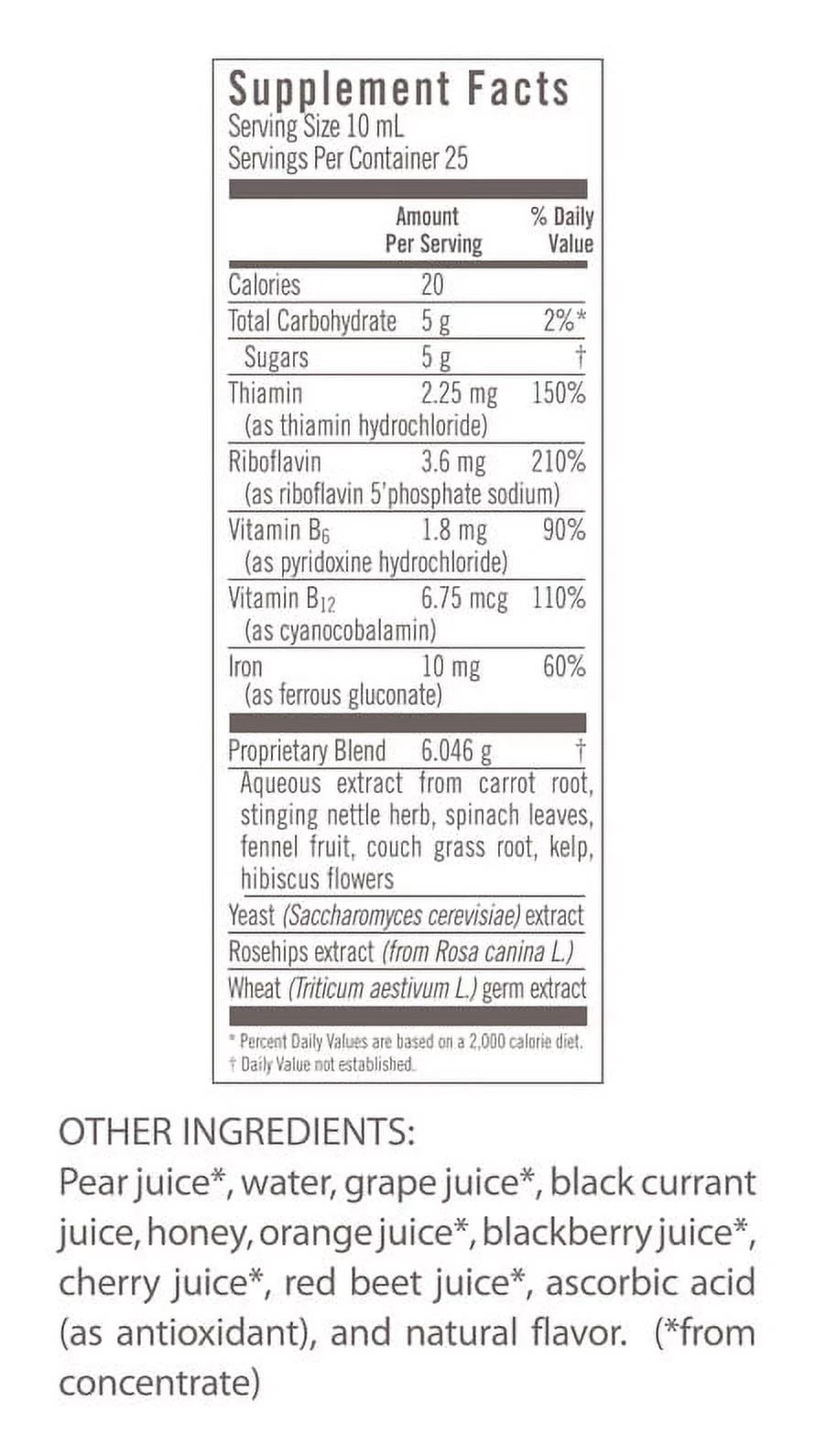 Flora Floradix Iron & Herb 8.5 oz R956189