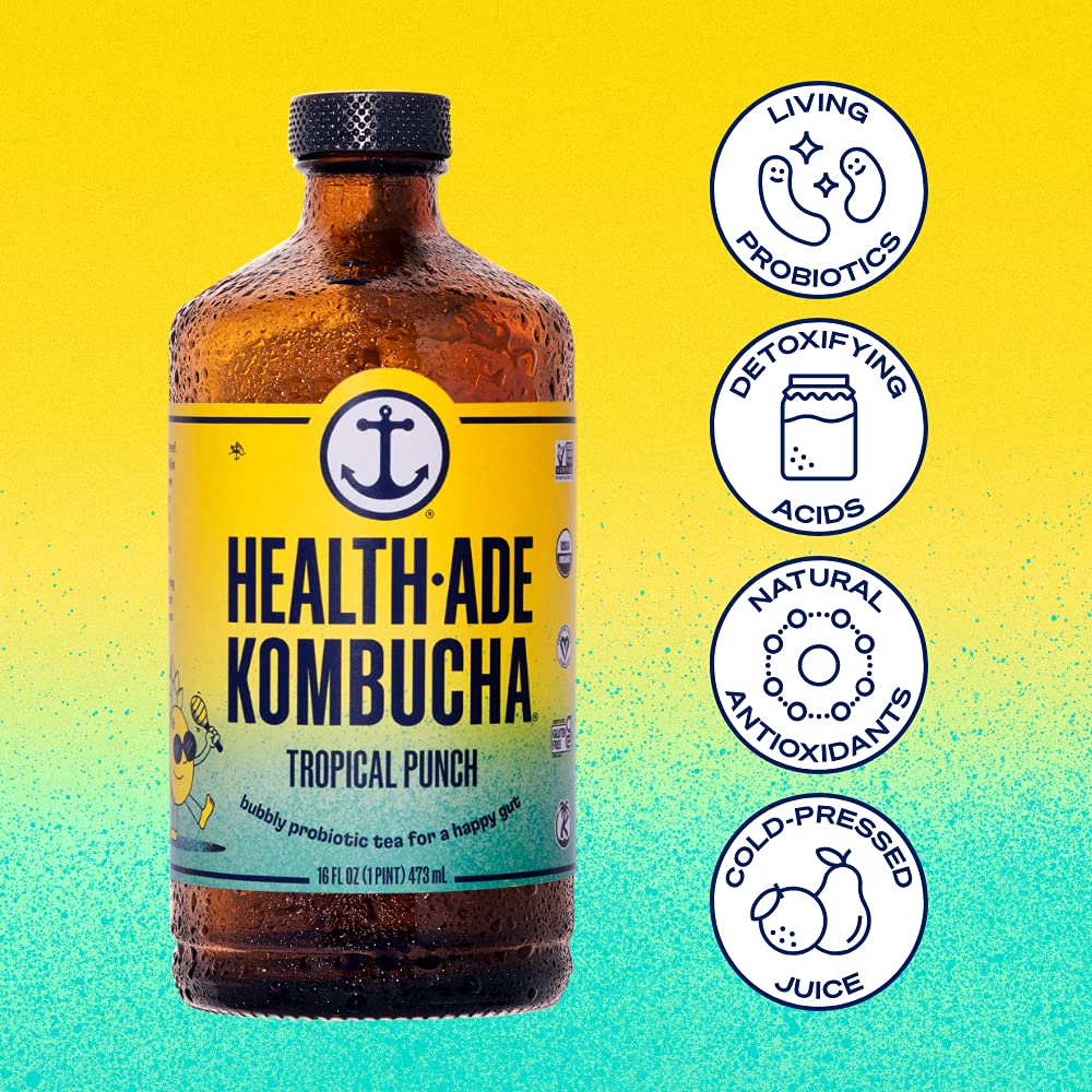 Health-Ade Tropical Punch Kombucha 16oz Z47269