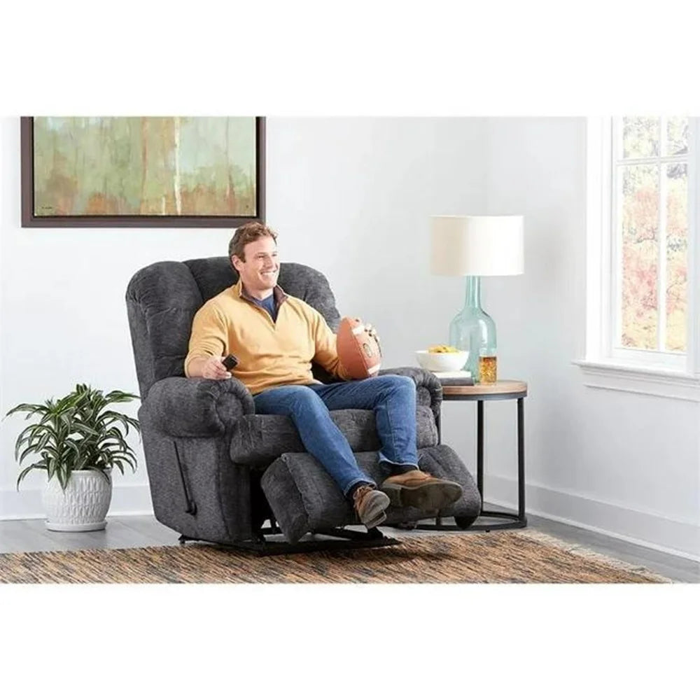 King Of Comfort Furniture Stallion Recliner, 79" Extended Length, 500 lbs Capacity X4777